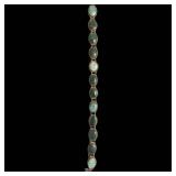 Belt 22-Inch - Vintage Turquoise Oval Stone Gold-Tone Links