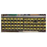 Set of 2 Vintage Metal Parts Drawer Cabinets with 40 Drawers Each