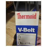 Collection of Assorted V-Belts Including Thermoid, Browning, and Hoit Brands