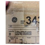 Box of 20 GE LED Tube Lamps Order Code 34300