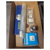 Tap and Die Tool Lot with Greenfield Tap Wrench, National Die Stock, Assorted Dies