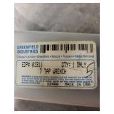 Tap and Die Tool Lot with Greenfield Tap Wrench, National Die Stock, Assorted Dies