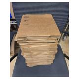 Stack of Uline 6x4x4 Corrugated Shipping Boxes S-4060