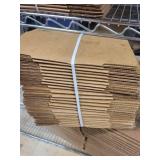 Bundle of 4x4x4 and 7x7x7 Uline Corrugated Shipping Boxes