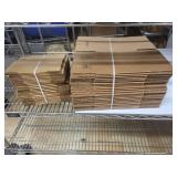 Bundle of 4x4x4 and 7x7x7 Uline Corrugated Shipping Boxes
