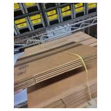 Collection of ULINE Corrugated Shipping Boxes 8x8x8 and 12x12x12