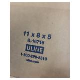 Assorted ULINE Corrugated Cardboard Boxes in 4 Sizes