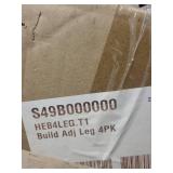 Box of 4 Adjustable Table Legs HEB4LEG.T1