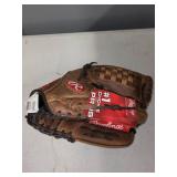 Autographed Rawlings PL2FS 12 Inch All Leather Shell Baseball Glove