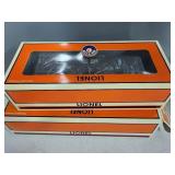 Lot of 3 Model Train Cars: 2 Lionel Westinghouse Boxcars in Box, 1 Spectrum On30 Christmas Boxcar