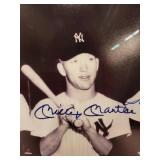 Framed Joe DiMaggio, Mickey Mantle, Ted Williams Photo 45/333 *COA not guaranteed*