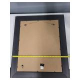 Framed Y.A. Tittle Autographed Photo with Leaf COA New York Giants HOF 