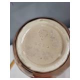 Rookwood Pottery Brown Lotus Vase 7 Inch