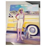 Collection of 3 Lisa Homan-Conger Original Acrylic Paintings