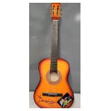 Bret Michaels Signed Poison Acoustic Guitar with Letter of Authenticity