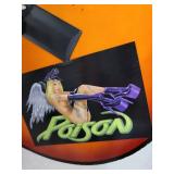 Bret Michaels Signed Poison Acoustic Guitar with Letter of Authenticity