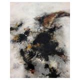 Framed Abstract Painting by J. Anthony, Titled Spur