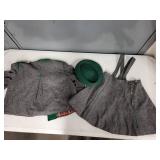 Wiener Werkstatte Girls Wool Outfit with Jacket, Skirt, and Hat, Size 60