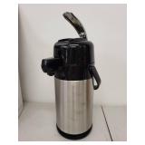Service Ideas Economy Stainless Steel Airpot 2.2 Liter Vacuum Insulated Lever Lid