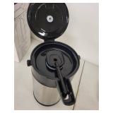 Service Ideas Economy Stainless Steel Airpot 2.2 Liter Vacuum Insulated Lever Lid