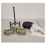 Collection of Vintage Animal Figurine Decor Items