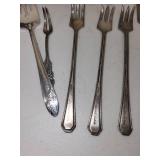 Vintage Silver Plate Serving Forks and Utensils Assortment - The Old Dutch, Wm Rogers, Others