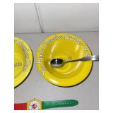 Cheerios Number One Cereal Bowls and 50th Birthday Collectible Watch