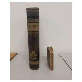 Antique Poetry Book Collection: Thomas Moore and Miniature Sonnets by Elizabeth Barrett Browning