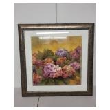 Framed Original Watercolor Beguiling Blooms by Wendy Westlake