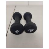 Pair of 3 lb Athletech Dumbbells