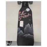 Junli Longboard Skateboard with Custom Painted Underside