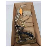 Vintage Orientalist Costume Accessories with Shoes, Headpiece, and Sash