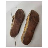 Vintage Orientalist Costume Accessories with Shoes, Headpiece, and Sash