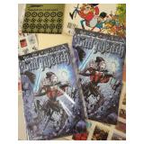 Collection of Vintage Wildlife Stamp Sheets, Comics, and Ephemera