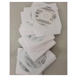 Lot of Vintage Floppy Disks and Lenovo Windows 8 Pro Recovery DVDs