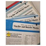 Collection of Vintage Bakelite and Vinylite Plastics Brochures and Booklets