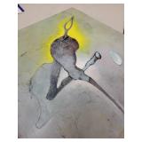 Pair of Original Signed Art Panels by Maximus Anza Stephan