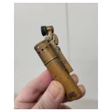 Vintage Austrian Brass Petrol Lighter with Flip Top