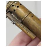 Vintage Austrian Brass Petrol Lighter with Flip Top