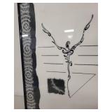 Framed Signed Art Print by Boriana Mincheva 1998 with Decorative Border