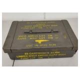 Military Metal Ammo Can for 25 Cartridges 20mm M139 Gun