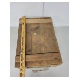 Wooden Military Ammunition Crate for 7.62mm Cartridges