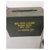 Set of 3 Military Metal Ammo Cans Assorted Sizes