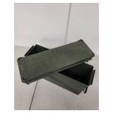 Metal Military Ammo Storage Can with Latch and Handle