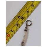 Sterling Silver Beaded Bracelet with Abalone Shell