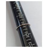 Vintage Red Stone Ring with Intricate Design