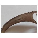 Vintage Sterling Silver Ring with Turquoise Stone