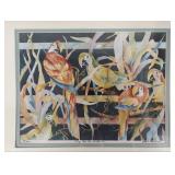 Limited Edition Parrot Print & Grape Artwork by Gayle Tawkner & Bob Martin