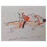 3 Vintage Art Prints Native American & Nature Illustrations