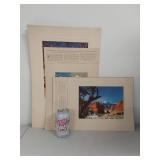 Collection of Vintage Landscape Prints including by Mario Bucovich